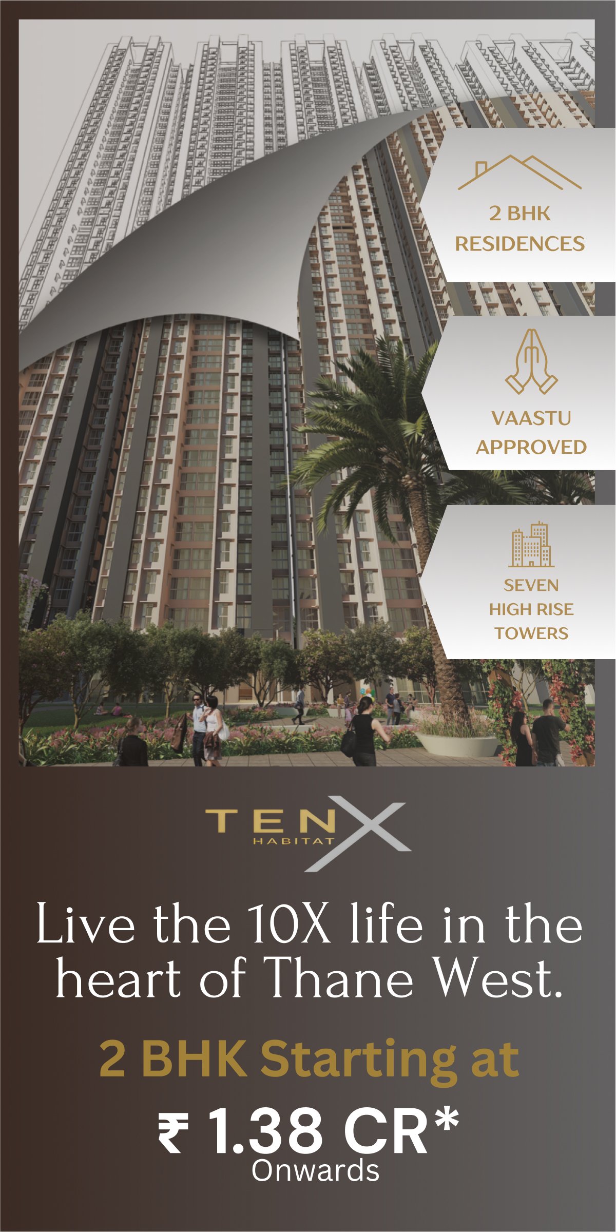 Raymond Realty Ten X Habitat Pokhran 2, Thane